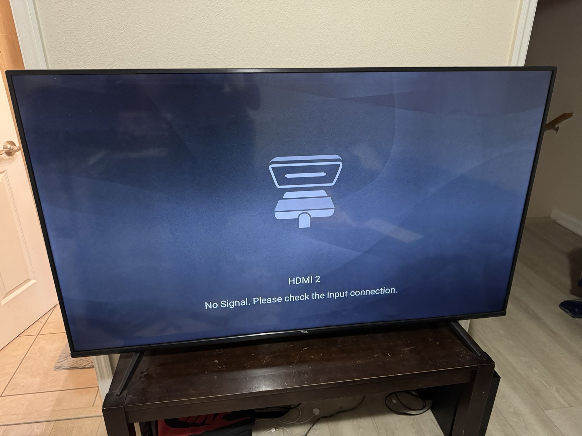 TCL 65inch smart Tv - Scuff On Screen So Price Lowered