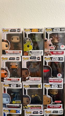 Funko Pop Star Wars Collection Lot of 9+