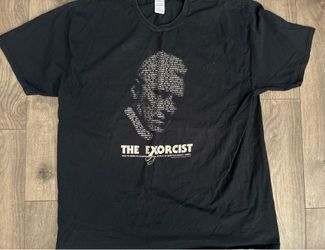 The Exorcist Graphic T-Shirt Horror 2XL XXL Rare Crew Latin Italian Movie Promo