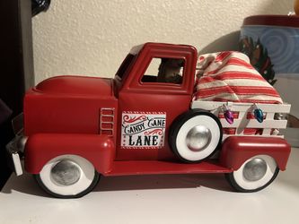 Metal Red Truck, With Cookies