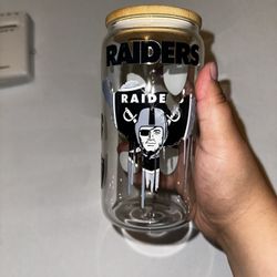 Raiders Glass Cup