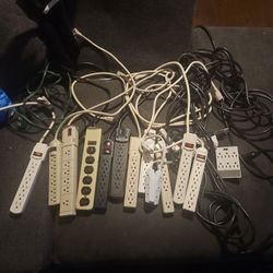 Lot Of 15 Power Strips