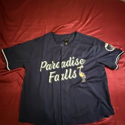 Up Baseball Jersey Paradise Falls Size XL