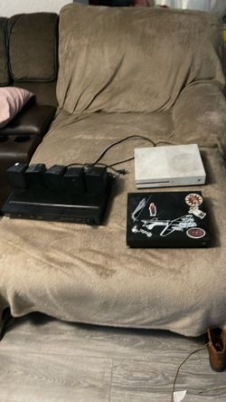 DVD sound system and two Xbox consoles