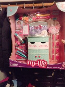 My Life Hair Salon Playset For 18-in Dolls New In Box