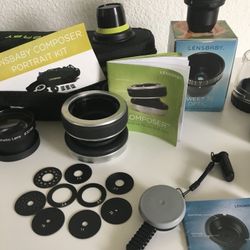 Lensbaby Composer Portrait kit plus 2 extra lenses