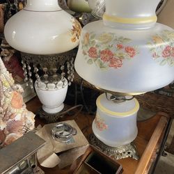 Antique Lamps And Figures 