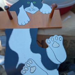 New Hanging Cat Coat Rack $9