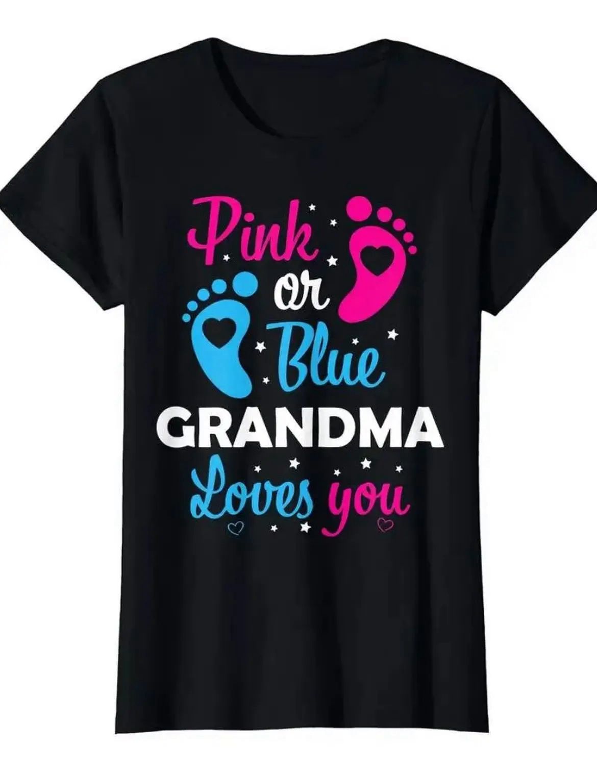 New Gender Reveal Grandma T-Shirt. Cash Only