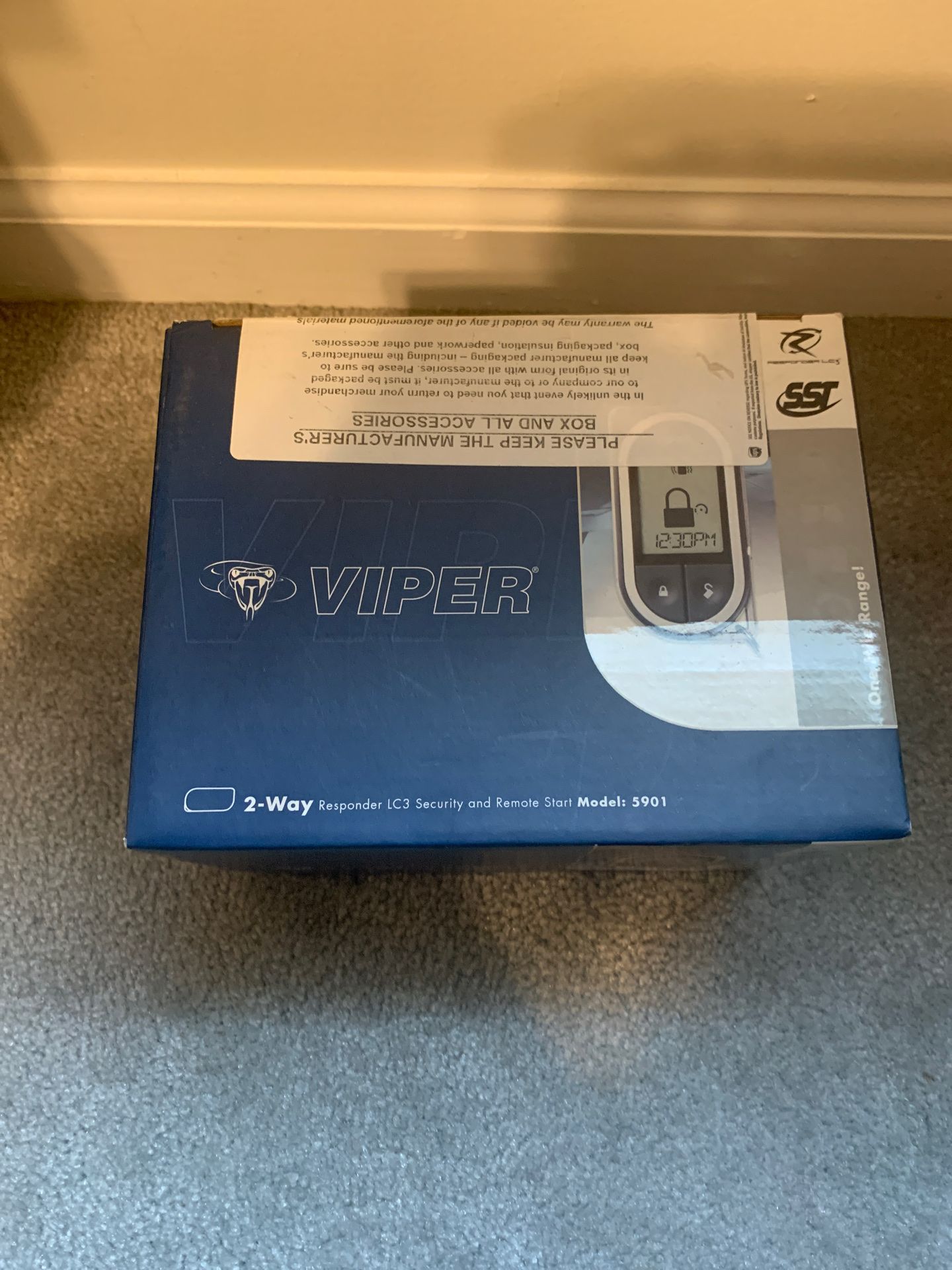 VIPER 2- Way Responder LC3 Security and Remote starter -