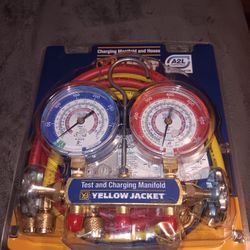 Yellow Jacket 2 Valve Manifold Gauges