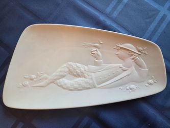 Danish artist, Bjorn Wiinblad, 12" collectible platter