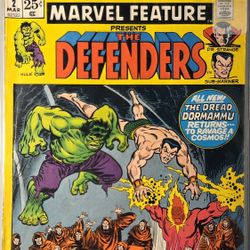 Marvel Feature #2 Defenders Comic Book 