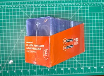 100 Top Loaders + 100 Penny Sleeves 3x4 35pt Pokemon MTG Sports Card Protectors