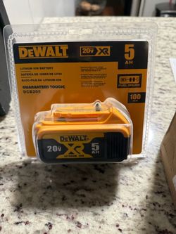 DeWalt 20V MAX XR 5Ah Lithium Ion Battery DCB205