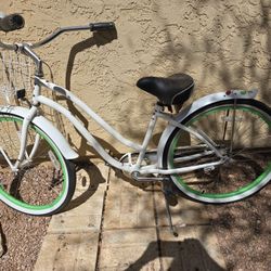 Ladys Bicycle Beach Cruiser By Phat Cycles