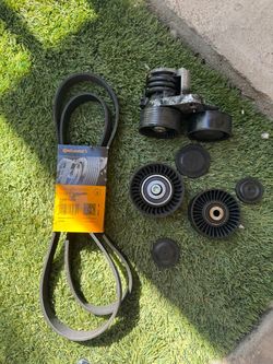 BMW E90 N54 Used Serpentine Belt & Used Tensioner and Idle Pulleys