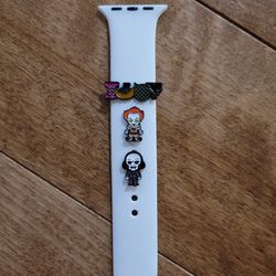 Horror And Halloween Metal Apple Watch Band Charms And Loop
