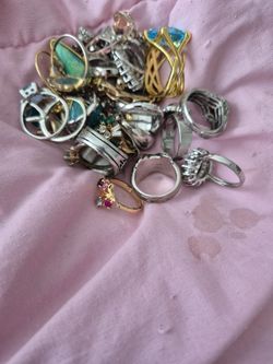 Sterling,  Gold Plated, Gold Filled Gemstone Rings