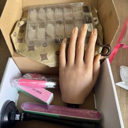 Nail Supplies Practice Hand 