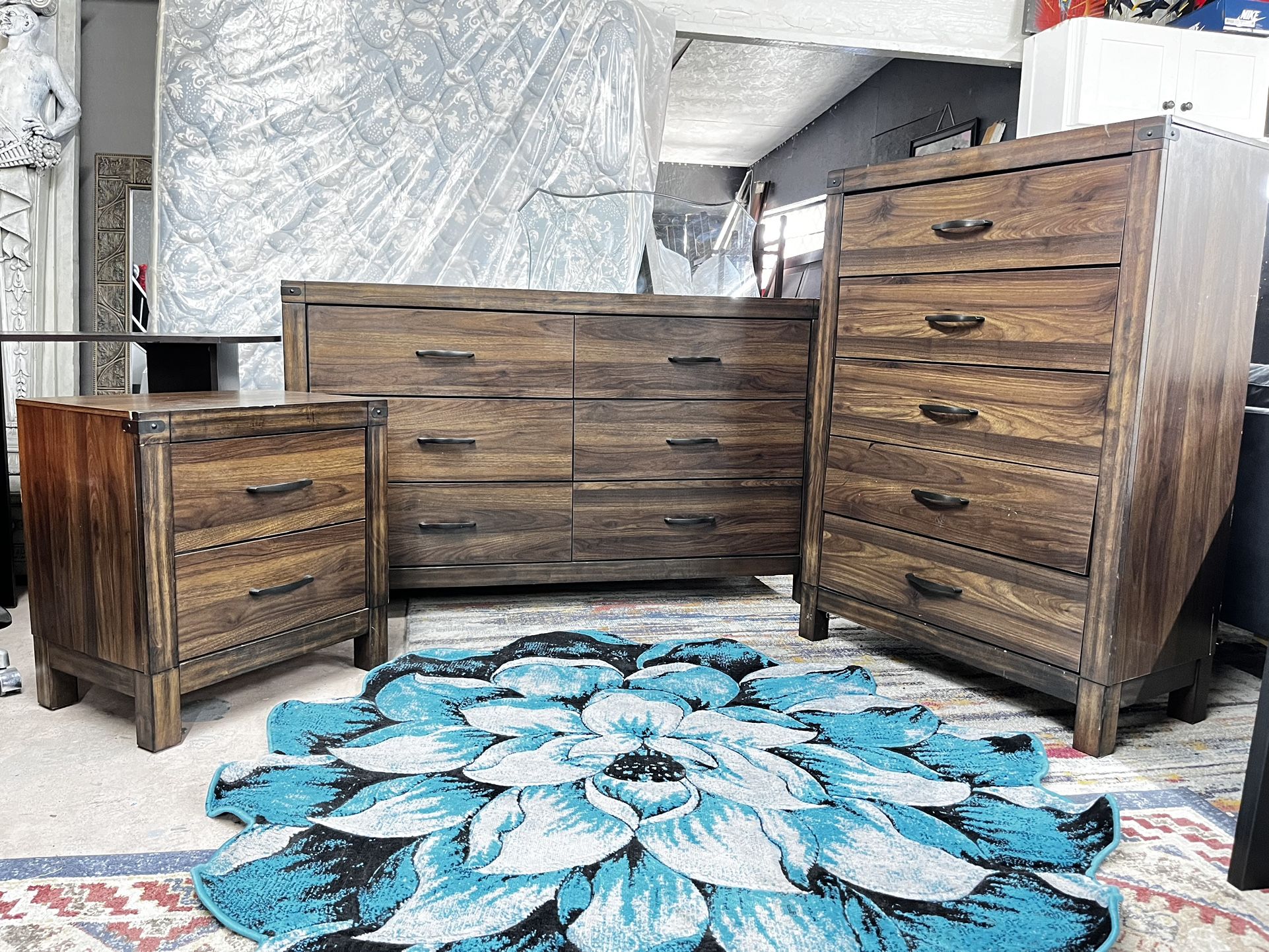 Dresser, chest drawer and nightstand