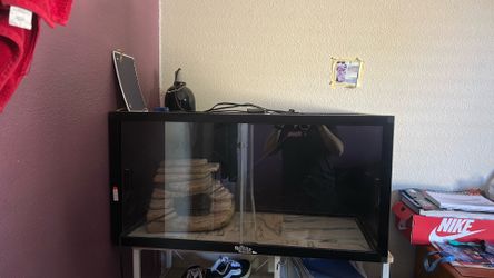 Reptile  cage with light  50 gallon