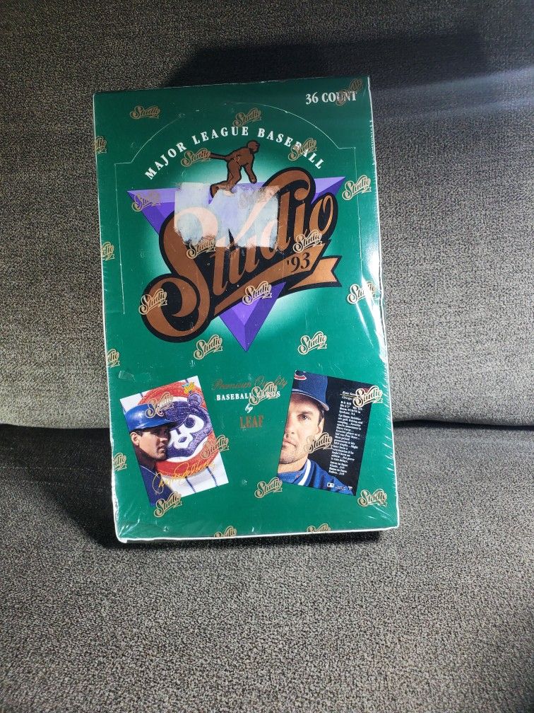 1993 Leaf Donruss Studio Baseball Cards Sealed Box