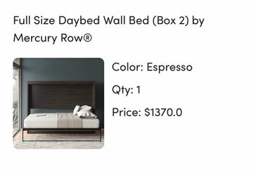 Full Size Daybed Wall Bed
