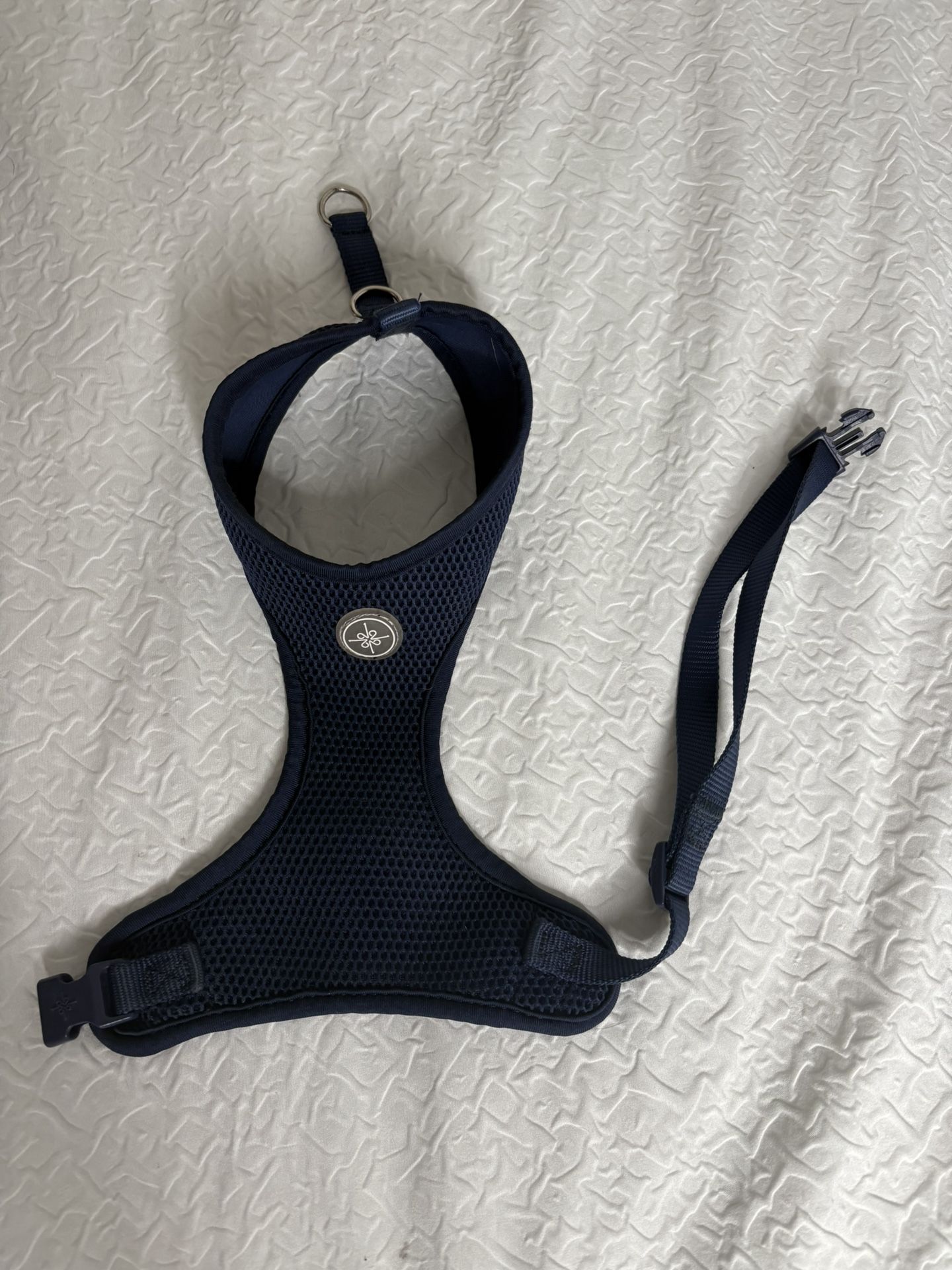 Navy Blue Breathable Mesh Small Dog Harness