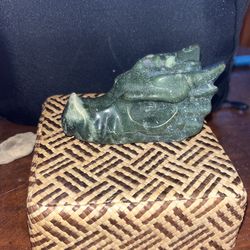 Green Jade Dragon Head