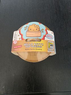 Hello Kitty SDCC 2026 Exclusive Golden Edition Squishy Dumpling $25