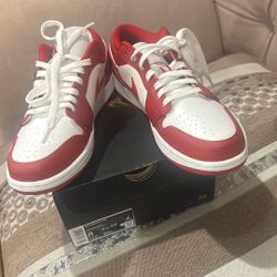 Air Jordan 1 Low Gym Red -White 