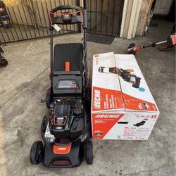 ECHO 21 in. 190 cc Briggs and Stratton Gas 3-in-1 Dual Blade RWD Self-Propelled Lawn Mower with Mow