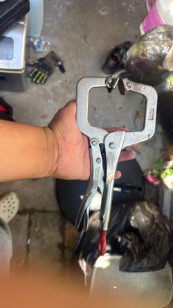 11 in. Torque Lock Locking C-Clamp with Swivel Jaws