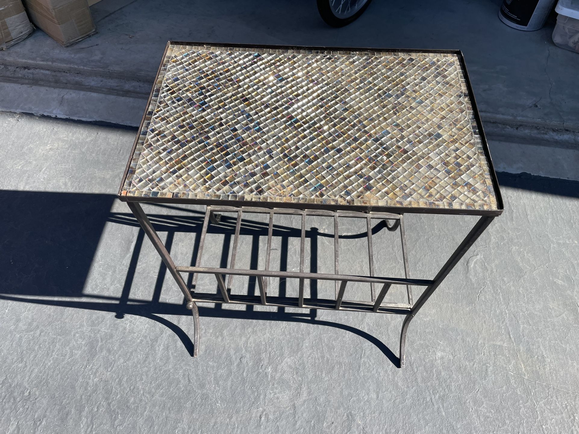 Small Side Table/ Magazine, Book Shelf