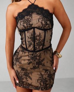Lace Halterneck Dress (xs)