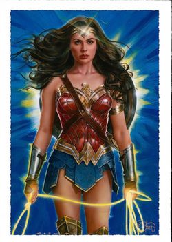 Sideshow Wonder Woman Lasso of Truth Limited Edition Print