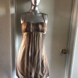 Woman’s Gold Dress 