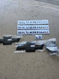 Silverado Blacked Out Letters 