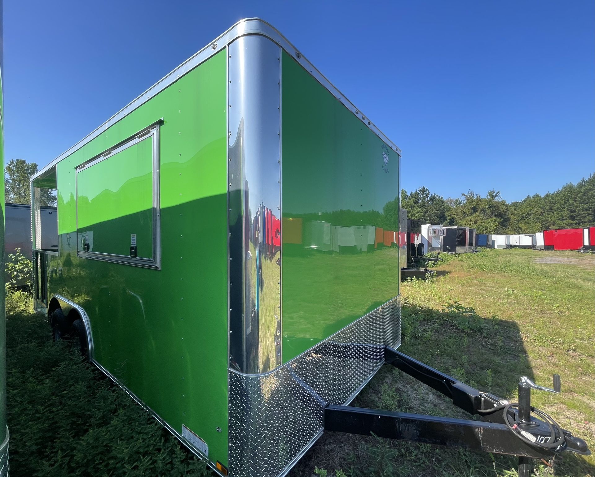 Concession Food Trailer 18Ft X With Patio Porch