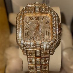 Rose Gold Bussdown Designer Watch
