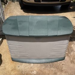 73 Gallon Rubbermaid   Deck Box: 42.5”W x 26”D x 25”H