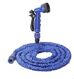100 ft Expandable Garden Hose Super-Strength High Magic Water Hose w/Nozzle NEW