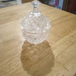 Antique Depression Glass Clear Two Pieces 