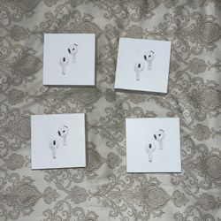 Original White Bluetooth 4th Gen Edition AirPods With MagSafe Case 