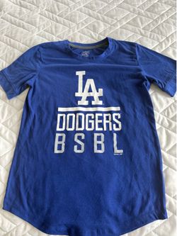 Girls dodgers shirt size 10/11