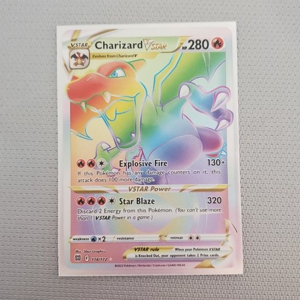 CHARIZARD VSTAR 174/172 Rainbow Rare Secret NM Brilliant Stars Pokemon TCG for Sale in Boca Raton, FL - OfferUp CHARIZARD VSTAR 174/172 Rainbow Rare Secret NM Brilliant Stars Pokemon TCG for Sale in Boca Raton, FL - OfferUp