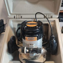 Craftsman Router With Hard Case