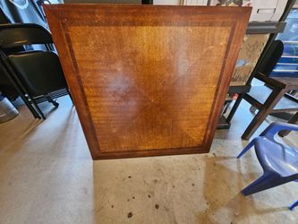 Wood Table, pub height