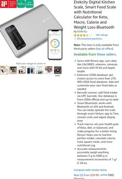 Food Scale, app enabled for nutritional information